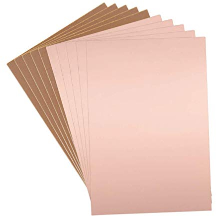 10X15cm de una sola cara revestimiento de cobre laminado placa de circuito PCB marrón 1pcs