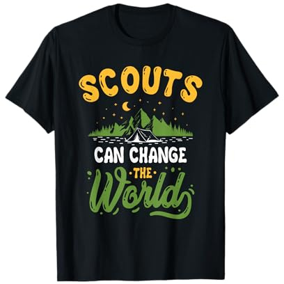 Les scouts peuvent changer le monde – Amusant amateur de scoutisme de camping T-Shirt