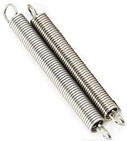 qinggw 2pc Draht 1,0 mm Außendurchmesser 10 mm Doppelhaken Lange Expansion Zugfedern Hardware Zubehör 304 Edelstahl Länge 60mm-150mm (Größe : 1x10x120mm)