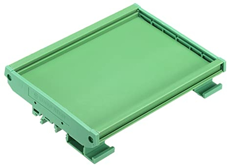 sourcing map PCB DIN Schienenmontage Träger Leiterplattenmontage Halter 90x130mm Grün