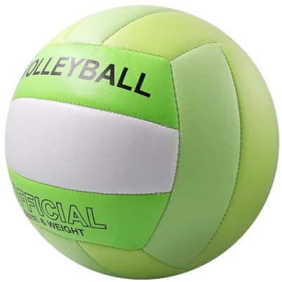 lopituwe Volleyball für den Außenbereich, umweltfreundliche Inhaltsstoffe, breite Anwendung, Training, schlagfester PVC Trainingsvolleyball, Grün