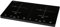 EMtronics 2800W Double Induction Portable Cooker Hob with 9-Level Dual Temperature Control, Black Glass Top with Touch Sensor - Black