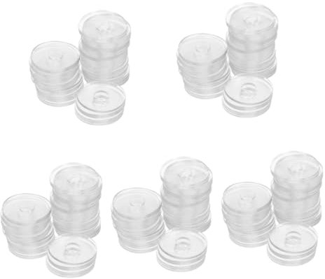 iplusmile 250pièces Rondelles Transparentes Vinyle Pour Remplacement De Joints De Vis Accessoires De Poignée De Antidérapants