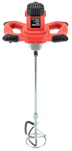 Rührwerke Rührgerät Mörtelrührer 6 Gang Handmischer Beton Rührer 220V für Werk Beton, Thinset, Mörtel, Trockenbau-Schlamm