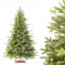 FAIRYTREES Weihnachtsbaum künstlich 180cm BAYERISCHE Tanne Premium | Made in EU | Christbaum Holzständer | Tannenbaum künstlich mit Naturgetreue Spritzguss Elemente