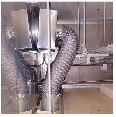 Abluftschlauch Lüftungsschlauch Trockner Schlauch 2 5 8 10 m langer, robuster HVAC-Kanal, verdickter Trockner-Entlüftungsschlauch aus Nylon für Kühlung, Belüftung und Heizung, flammhemmendes Abluftkan