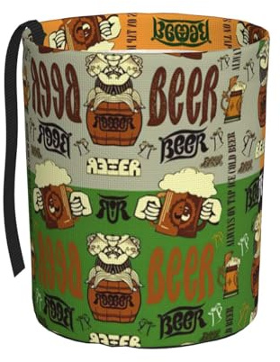 OKFSTY Bolsa de basura para colgar en el coche de cerveza, organizador a prueba de fugas para acampar y aventuras