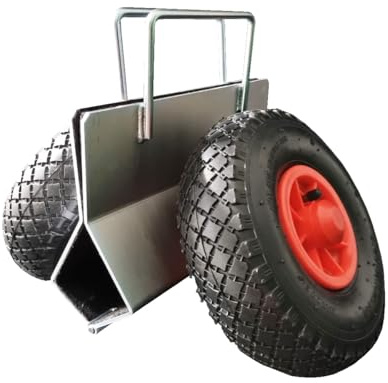 Systafex® Plattenklemmwagen Plattenroller Plattenwagen Luftreifen mit Kunststofffelge Tragfähigkeit bis 300kg Klemmbreite 0-110mm Filzeinlage