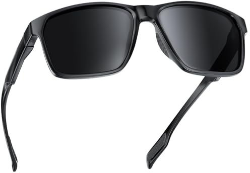 BONDDI Sonnenbrille Herren Damen Polarisiert, TR90 Rahmen leicht, UV400 Schutz, klassische Retro Sonnenbrille mit Premium TAC Gläsern