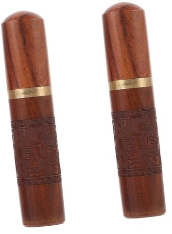 UTHCLO 2pezzi Scatola per Aghi da Cucito in Legno Contenitore per Riporre Aghi Scomparti Adatta per Infilare Lavori Artigianali