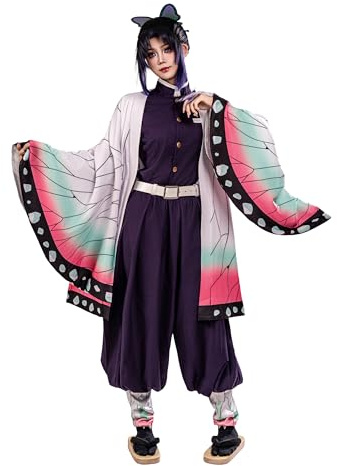 OSIAS Women Anime Kochou Shinobu Cosplay Costume (XL)