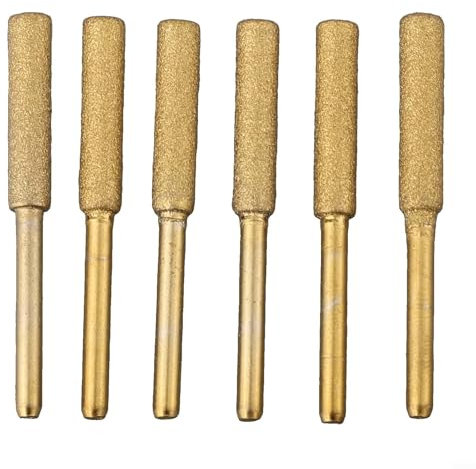 Kettensägen-Schärfer-Zubehör-Set, 6 Stück, kompatibel mit den meisten elektrischen Sägen (4,8 mm)