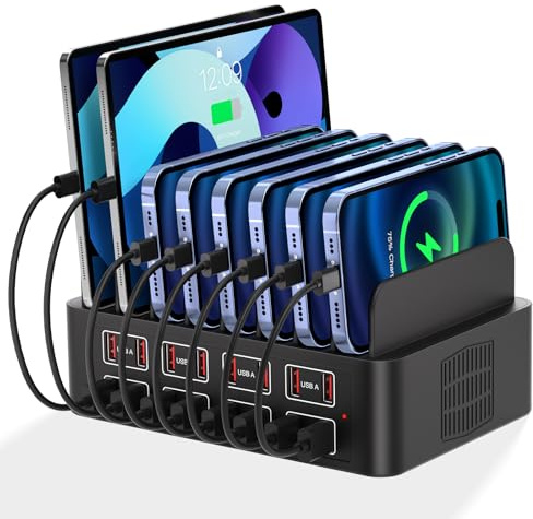 USB Charging Station, 150W 16 Port USB a Charging Station - Supports iPhone iPad Android Phones, Watches Game Consoles and Many Other Electronic Devices