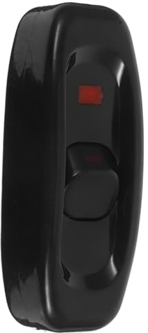 Yardenfun Kabeleinbauschalter Mit Kontrollleuchte 10a Gw320 Inline Wippschalter Aus Abs/pc Für Led Tischlampen Schlafzimmer Haushaltsstromkreis Schutz