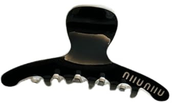DuomaiJJ Haarklammern 2-Pack-acryl-doppelseitiger Haarclip Für Kopfrücken-schwarz 1