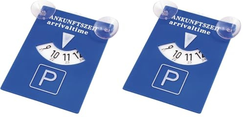 APA 30102 Parkscheibe, mit Saugnäpfen (Packung mit 2)