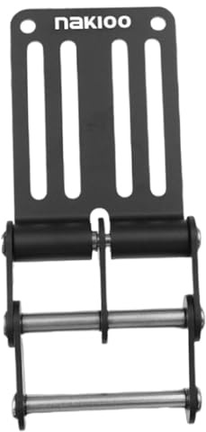 Gralara Hebilla de Liberación Rápida Compatible con Cinturones de Herramientas Clip de Sujeción Universal Conector de Bolsa Desmontable de Aleación de, Negro