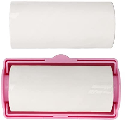 TOPINCN Professionell Nail Stamper Oljeabsorberande Arkrulle Snabbt Mönsterborttagningsverktyg för Home Salon Pink