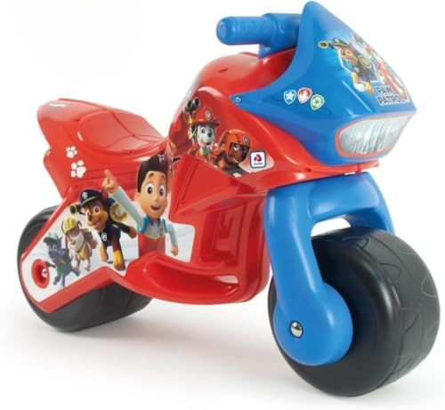 Laufrad Ab 1 Jahr 2 Jahre 3 Jahre Kindermotorrad Twin Dessert Paw Patrol Rutscherfahrzeug Motorrad Kinder Rennmotorrad Breite Räder Ergonomisch Stabil Leicht Tragegriff Geschenk 1 Geburtstag