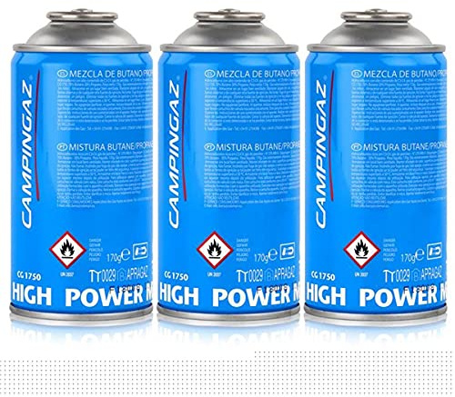 Campingaz Gas-kartusche CG1750 - Schraubventilkartusche 170g Butan (3er Pack)