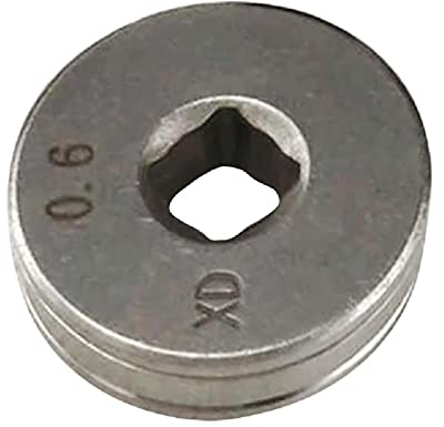Rouleau d'alimentation de fil de soudure 0,6–0,8 mm, 0,9–1,0 mm, pièces de rouleau pour machine à souder TIG(25x9x7.55mm)