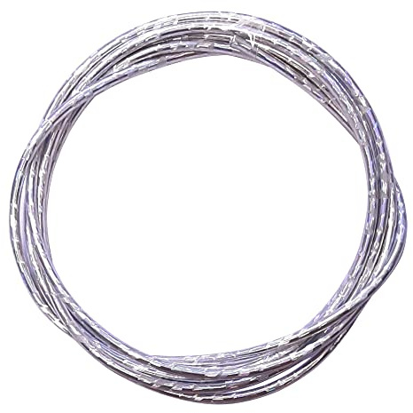 cyclingcolors Bremszughülle bowdenzug bremszug hüllen 5mm kabelgehäuse fahrrad rennrad city oldtimer (Silber laser)