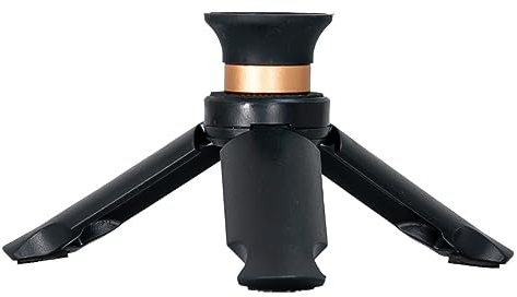 Mini-Stativ Tripod mit Saugnapf für Lensball Glaskugel, Kristallkugel 60, 80, 150mm, Dreibein Reisestativ mit Halterung für Kamera, Ringleuchte, Smartphone, bestlastbar bis 1 kg