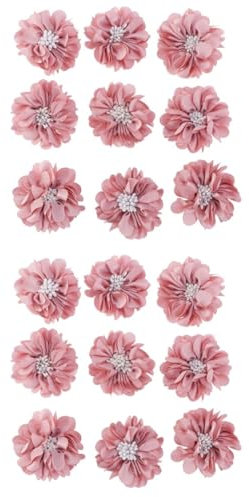 VILLCASE 20stücke Blumen Für Haarschmuck Handgemachte Dekorative Haarklammern Champagner Für Hochzeiten Bastelarbeiten Und Kreative Projekte