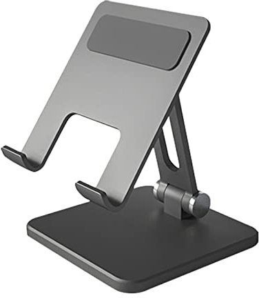 Support Tablette Stand de tablette, supports de tablette réglable à plusieurs angles de bureau, porte-dock pliable en aluminium for smartphones et tablettes de 4-11 pouces Supports pour Tablette ( Col