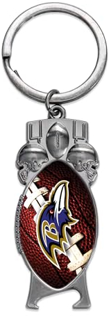 Rico Industries NFL Football Baltimore Ravens geformter Flaschenöffner Schlüsselanhänger – Autozubehör