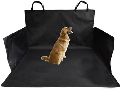DFVOOP Housse Protection Coffre Voiture Chien, pour Citroën C1 / C3 / C3-XR / Aircross, Couverture de Coffre Chien Imperméable Antidérapant