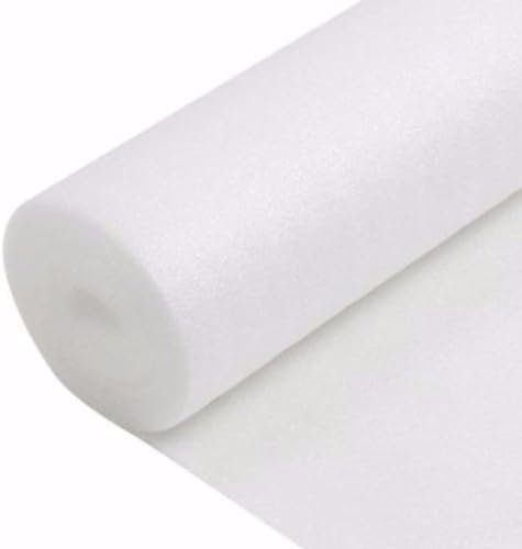 White Foam Laminate Wood Underlay for Laminate & Real Wood Flooring 10m² - Foam Underlay 2mm - Easy to Install by KK