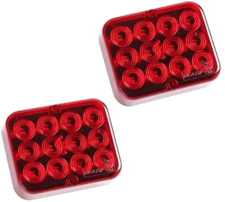 Auto Nebelschlussleuchte 2 X Nebelschlussleuchte Für Anhänger Nebelscheinwerfer Rot Wasserdicht Für Autoanhänger Für Wohnwagen LKW Auto Accessicess Auto Styling Heckstoßstangenreflektorlicht