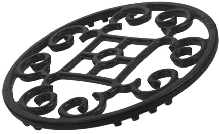 NAMOARLY Support Wok Rond En Fonte Robuste Antidérapant Pour Cuisinière à Gaz, Anneau Wok Pour Cuisson Stable Et Polyvalente, Adapté Aux Poêles Et Casseroles Sur Brûleur Gaz, Usage Quotidien