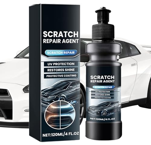 Eliminador de Arañazos para Coche - Kit Reparador De Rayaduras Para Vehículos 120ml,Restaurador De Pintura Para Cuidado Automotriz Diario Detallado De Camión Barco