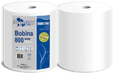 4 rotoloni asciugatutto paperblu super1000 bobina 800 strappi 2 veli micro incollati CF CARTA