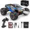 Hosim Ferngesteuertes Auto, 1:16 Maßstab RC Offroad LKW mit 40km/h, 4WD Spielzeug Crawler mit Lampen für Kinder Und Erwachsene (9135, Blau)
