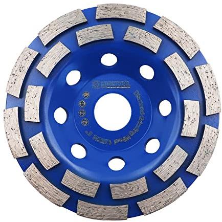 Diamant Schleiftopf,HIGHDRIL 125MM Turbo Diamanttopfschleifer Schleifscheibe für Beton Mauerwerk Granit Marmor Naturstein