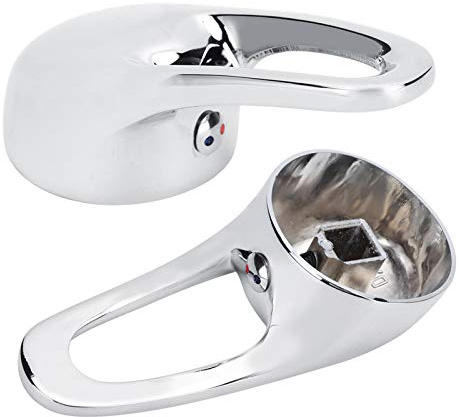 Chrome Plated Zinc Alloy Single Handle Basin Mixer Faucet Tap - 35mm, Cold & Warm Water, Kitchen & Bathroom