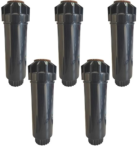 [Pack 5] Difusor Rain S020-4 con Boquilla difusor de riego 12A | Aspersor de riego Jardines | Aspersores emergente de riego con Alcance 3,6m