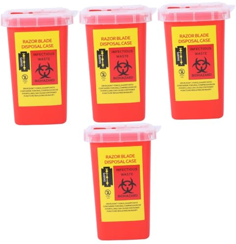 Healeved 4 Pezzi in Materiale Abs Scatola Di Plastica Per