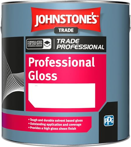 Johnstone's Trade Professional Gloss - Black - 500ml