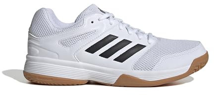 adidas Damen Speedcourt Women Indoor Shoes, FTWR White/core black/GUM10, 38 2/3 EU