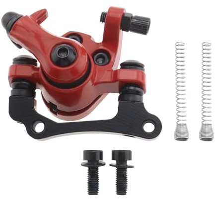 ECSiNG 1PC Elektroroller Hydraulische Scheibenbremse Rechte Seite Aluminiumlegierung Bremse Ersatzteil Kompatibel mit Kugoo M4/M4 Pro Elektroroller Rot