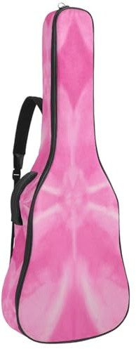 Schöne Akustikgitarrentasche für 40/41/42 Zoll, wasserdichte Gigbag mit mehreren Taschen, Lila Tie Dye, Mehrfarbig Nr. 04, 42.9x16.9x4.7 in, Gitarrentasche