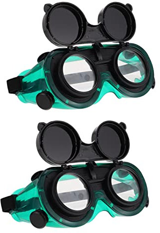 SEWOART 2stücke Schutzbrille Für Schweißen Aus Material Lichtundurchlässig Augenschutz Gegen Arbeitsunfälle Für Schweißen Brennen Löten Metallschneiden Sandstrahlen Und Industriearbeiten