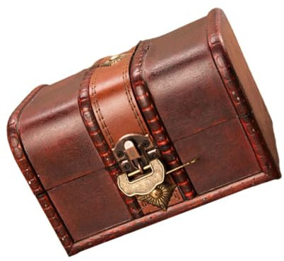 GRIRIW Holz-aufbewahrungsbox Vintage-schmuckkästchen Umweltfreundlicher Organizer Für Schmuck Und Kleinigkeiten Antike Holzbox Für Rustikale Wohndekoration