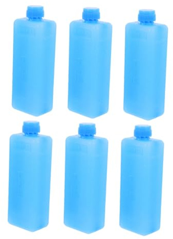 SUPVOX 6pcs Reusable Ice Crystal Packs for Lunch Boxes Coolers Beach Camping Fishing Picnics School Travel