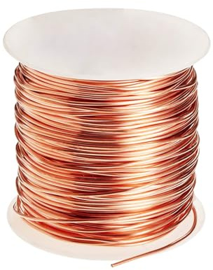 Reiner Kupferdraht, Blanker T2 Kupferdraht, Kupfer Pur,Massiver Kupferdraht,Kupferspule Copper Wire, Länge 287/112/71/31/18/11.5/7.9m (71m, 1mm)