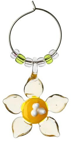 THUN Set 4 segna calici - Borosilicato - 1x4 cm